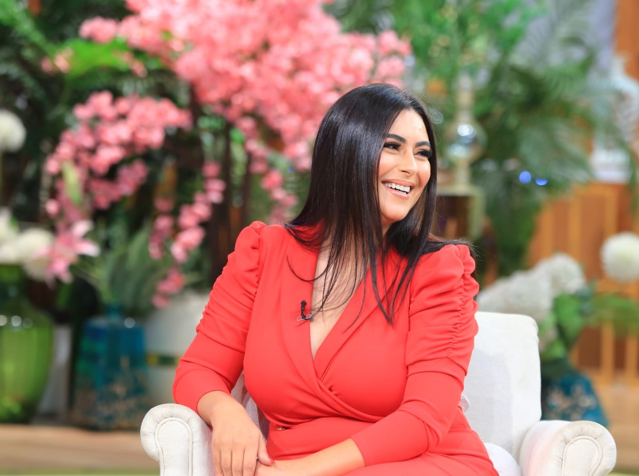 نهى عابدين في البرنامج