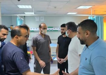 نائب رئيس مجلس الوزراء وزير الصحة يتفقد مستشفى البنك الأهلي