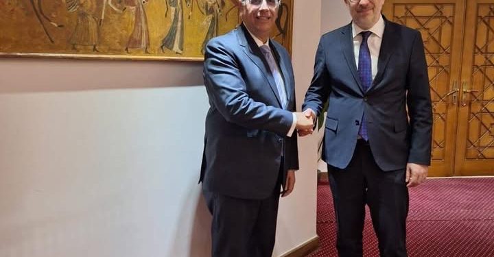 نائب وزير الخارجية يلتقي وزير الدولة للشئون الأوروبية والسياسية بوزارة الخارجية السلوفينية