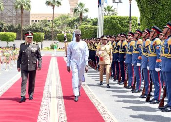 وزير الدفاع الحربي يلتقى وزير دفاع جمهورية النيجر