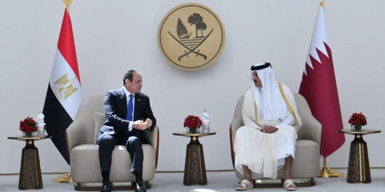 تفاصيل لقاء الرئيس السيسي مع ممثلي مجتمع الأعمال القطري