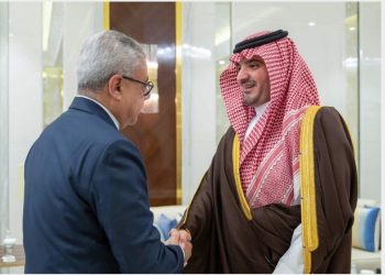 السفير المصري في الرياض يلتقي مع وزير الداخلية السعودي