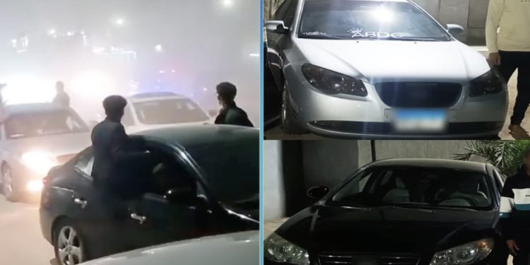 الداخلية تكشف ملابسات قيام سيارتين بأداء حركات استعراضية ببني سويف