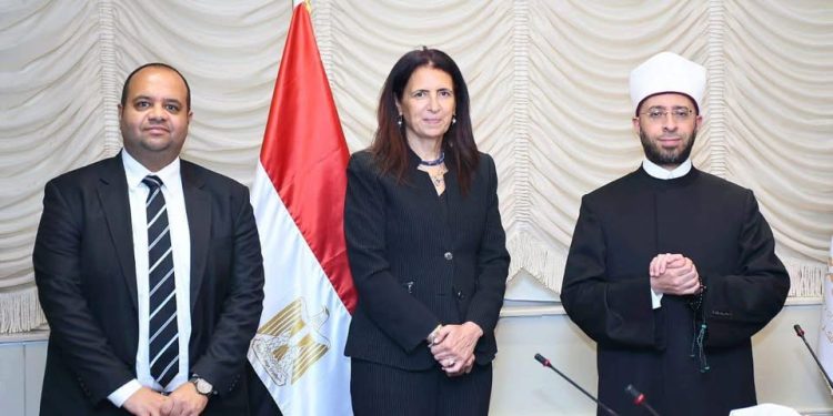 وزير الأوقاف يستقبل وفد هيئة فولبرايت