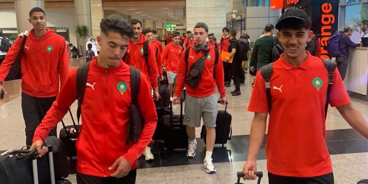 وصول منتخب المغرب للشباب إلى القاهرة للمشاركة في كأس أفريقيا تحت 20 سنة