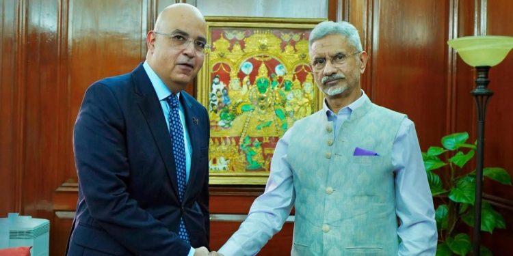 سفير مصر في نيودلهي يلتقي وزير خارجية الهند