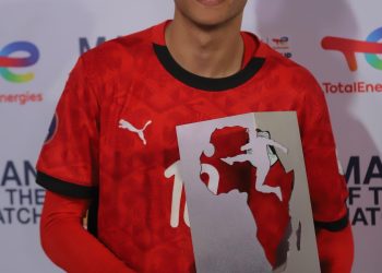 محمد عبد الله يتوج رجلا لمباراة مصر وجنوب أفريقيا