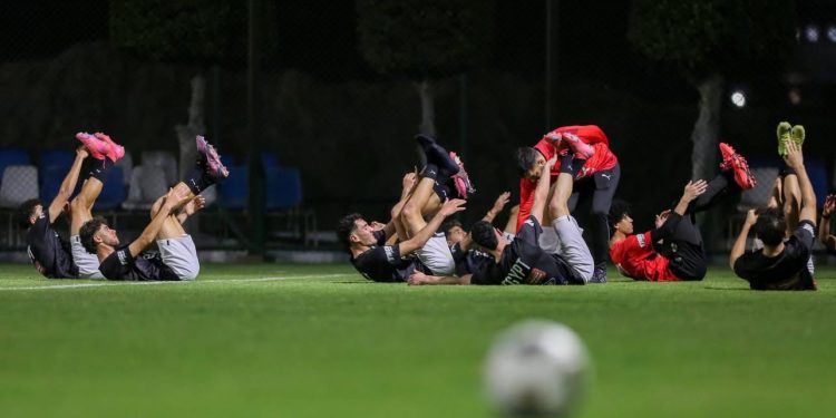 المنتخب الوطني تحت 20 سنة يتدرب بالإسماعيلية استعدادا لسيراليون