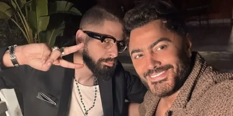 تامر حسني يتعاون مع الموزع الموسيقي نابلسي في ألبوم “لينا معاد”