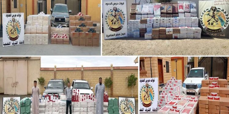 قوات حرس الحدود تكثف جهودها خلال الفترة الماضية على كافة الإتجاهات الإستراتيجية للدولة 