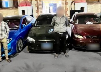 ضبط المتهمين بأداء حركات استعراضية بأسيوط