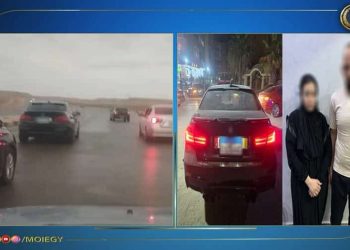 القبض علي قائد سيارة ملاكي بالتشاجر داخل السيارة بالجيزة