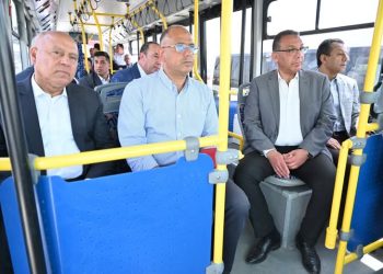 وزير الصناعة والنقل يتفقد محطات المرحلة الأولى من مشروع الأتوبيس الترددي BRT الممتدة من محطة أكاديمية الشرطه وحتى محطة الإسكندرية الزراعي