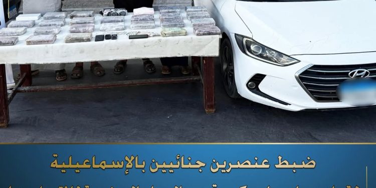 ضربة استباقية جديدة لتجار المخدرات: ضبط 26 كجم كوكايين بالإسماعيلية بقيمة 78 مليون جنيه