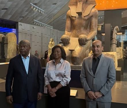 المتحف المصري الكبير يستقبل رئيس جمهورية أنجولا الرئيس الحالي للاتحاد الأفريقي