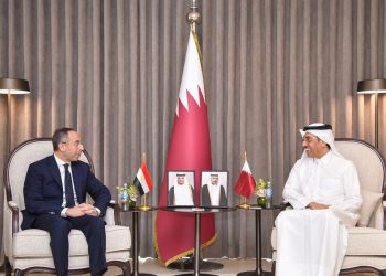سفير مصر فى الدوحة يبحث التعاون بقطاع العمل مع وزير العمل القطرى
