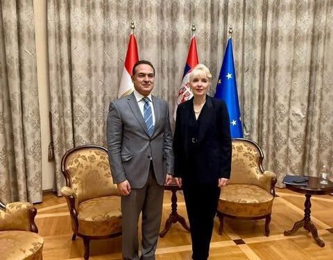 سفير مصر في بلجراد يلتقي بوزيرة التجارة الصربية