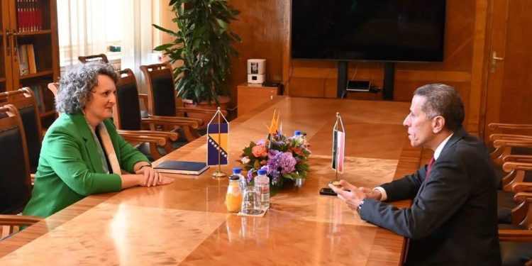 السفير المصري في سراييفو يلتقي محافظة البنك المركزي في البوسنة والهرسك