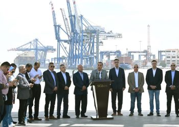 كلمة مدبولي عقب افتتاح مشروعات تطوير بميناء غرب بورسعيد