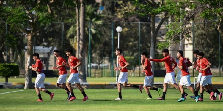 منتخب مصر تحت 20 سنة يبدأ الاستعداد لمواجهة غانا