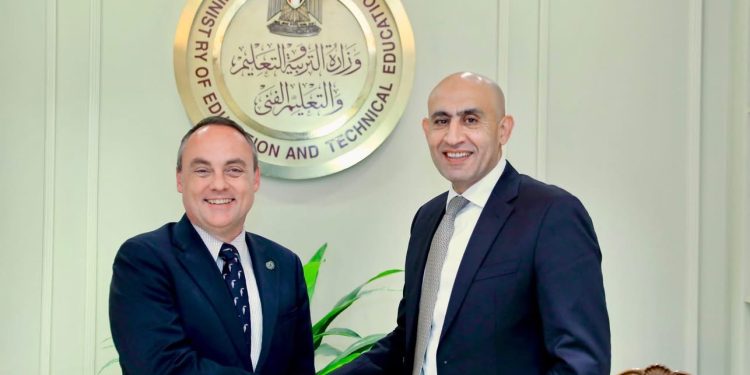 وزير التربية والتعليم يستقبل الممثل المقيم لصندوق الأمم المتحدة