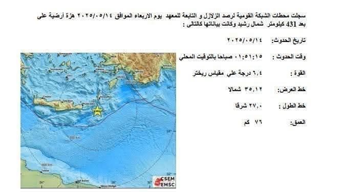 دعاء الزلازل والهزات الأرضية