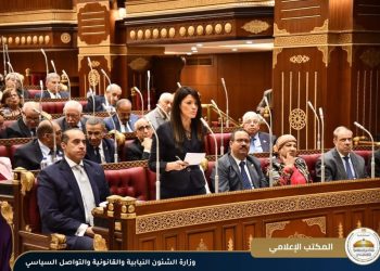 وزير الشئون النيابية والقانونية يحضر جلسة مجلس الشيوخ بشأن مشروع قانون خطة التنمية الاقتصادية والاجتماعية للعام المالي 2025- 2026