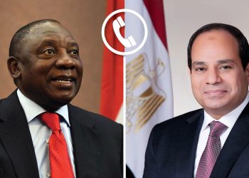 السيسي يتلقي اتصالاً هاتفيا من رئيس جنوب أفريقيا