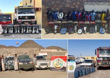 نشاط مكثف لقوات حرس الحدود على كافة الإتجاهات الإستراتيجية للدولة