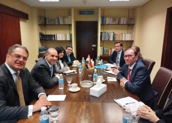 وزير الخارجية والهجرة يلتقى مع وزير الخارجية النرويجي