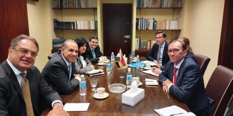 وزير الخارجية والهجرة يلتقى مع وزير الخارجية النرويجي