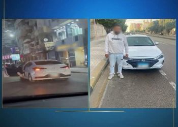 ضبط قائد سيارة لأداه حركات إستعراضية والسير برعونة بالإسكندرية