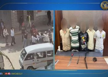 الداخلية تكشف ملابسات فيديو تعدى بعض الأشخاص على بعضهم البعض بإستخدام أسلحة بيضاء بالجيزة