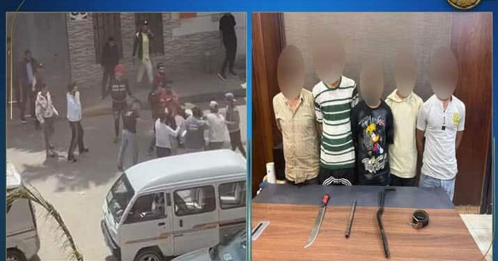 الداخلية تكشف ملابسات فيديو تعدى بعض الأشخاص على بعضهم البعض بإستخدام أسلحة بيضاء بالجيزة