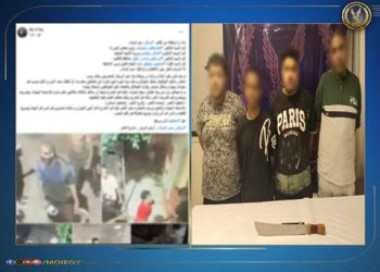 كشف ملابسات مقطع فيديو تم تداوله على مواقع التواصل الإجتماعى يظهر خلاله أحد الأشخاص حاملاً سلاح أبيض يقوم بالتلويح به وإحداث تلفيات بإحدى السيارات وترويع المواطنين بالقاهرة