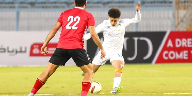 المصري يهزم حرس الحدود بهدف بامبو ويعزز صدارته بكأس عاصمة مصر