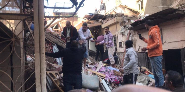 اسماء المفقودين تحت انقاض عقار امبابة  المنهار