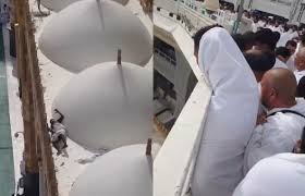 معتمر يلقي بنفسه من الأدوار العلوية في المسجد الحرام